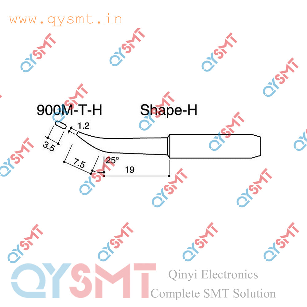 Soldering Tip 900M-T-H Bent 3.5mm