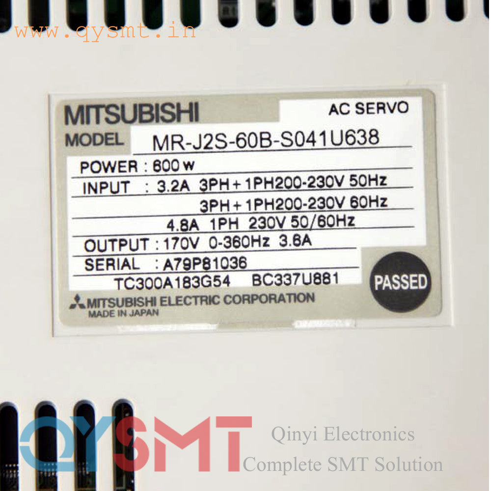 X AXIS DRIVER MR-J2S-60B-S041U638 ...N510002593AA