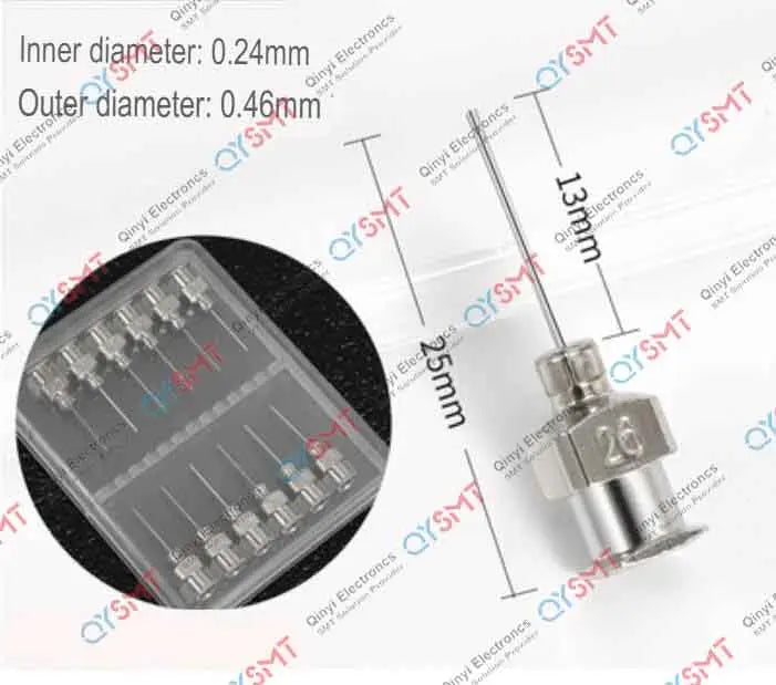 GLUE DISPENSING METAL NEEDLE 26G QYSMT