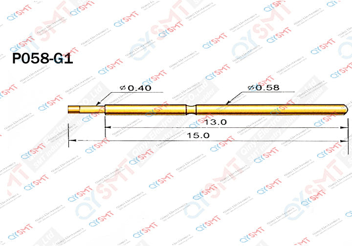 Pogo pin P058-G1 QYSMT