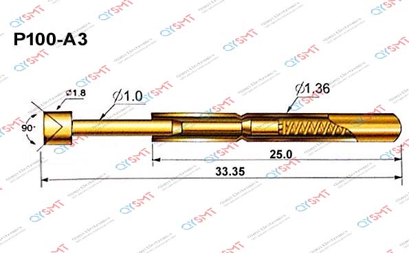 Pogo Pin P100-A3 QYSMT