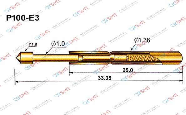 Pogo Pin P100-E3 QYSMT